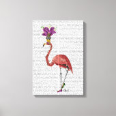 Mardi Gras Flamingo Full Canvas Afdruk (Voorkant)