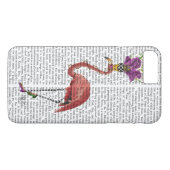 Mardi Gras Flamingo Full Case-Mate iPhone Case (Achterkant (Horizontaal))