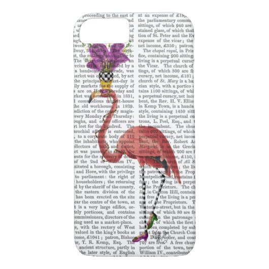 Mardi Gras Flamingo Full Case-Mate iPhone Case (Achterkant)