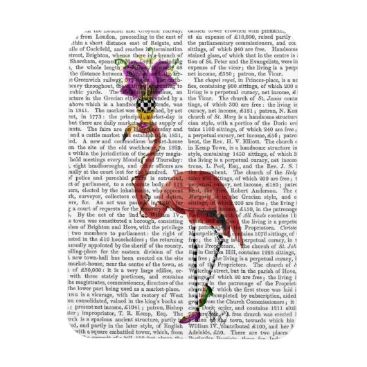 Mardi Gras Flamingo Full Magneet (Verticaal)