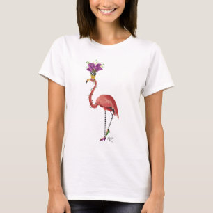 Mardi Gras Flamingo Full T-shirt