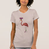 Mardi Gras Flamingo Full T-shirt (Voorkant)