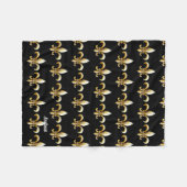 Mardi Gras Fleece Lap Deken voor Rolstoel (Voorkant (Horizontaal))