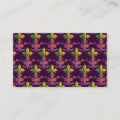 Mardi Gras Fleur de CROWN Visitekaartje (Achterkant)