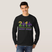 Mardi Gras Fleur-de-Lis 2010 T-shirt (Voorkant volledig)