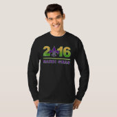 Mardi Gras Fleur-de-Lis 2016 T-shirt (Voorkant volledig)