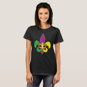 Mardi Gras Fleur De Lis 2023 Party Festival Men Wo T-shirt (Voorkant volledig)