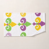 Mardi Gras Fleur de Lis Bad Handdoek (Handdoek)