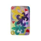 Mardi Gras fleur de lis badkamer- of keukenmat Badmat (Voorkant Verticaal)