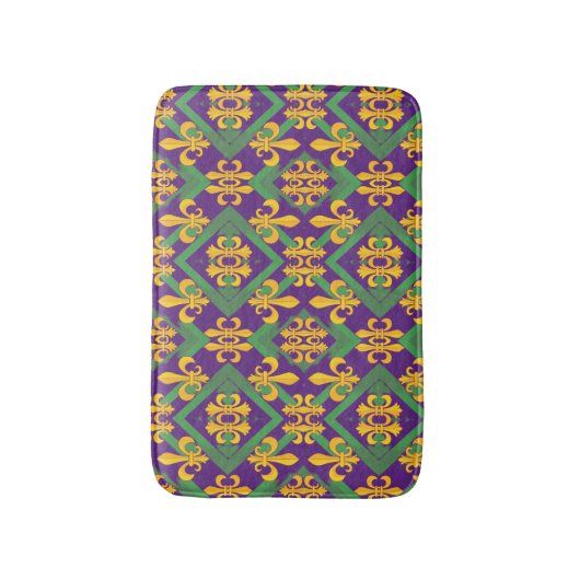 Mardi Gras Fleur de lis Badmat (Voorkant Verticaal)