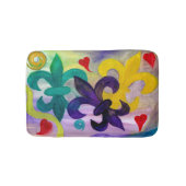 Mardi Gras fleur de lis bat of keukenvloer mat (Voorkant)