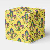 Mardi Gras Fleur De Lis Bedankdoosjes (Voorkant Zijde)