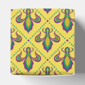 Mardi Gras Fleur De Lis Bedankdoosjes (Bovenkant)