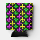 Mardi Gras Fleur De Lis Blikjeskoeler (Voorkant)
