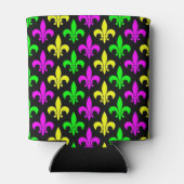 Mardi Gras Fleur De Lis Blikjeskoeler (Achterkant)