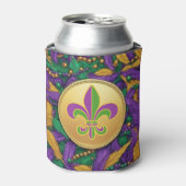 Mardi Gras Fleur de lis Blikjeskoeler (Blikje Voorkant)