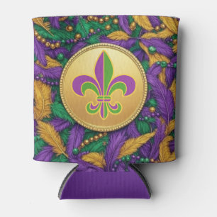 Mardi Gras Fleur de lis Blikjeskoeler