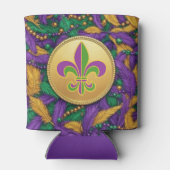 Mardi Gras Fleur de lis Blikjeskoeler (Achterkant)
