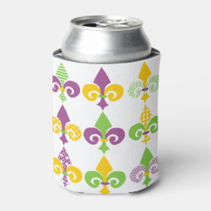Mardi Gras Fleur de Lis Blikjeskoeler