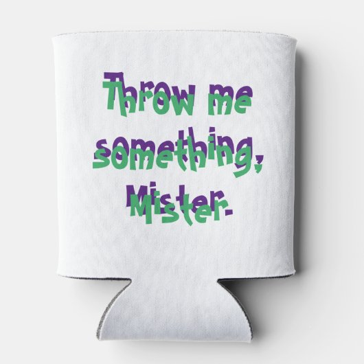 Mardi Gras Fleur de Lis Blikjeskoeler (Achterkant)