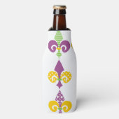 Mardi Gras Fleur de Lis Bottle Cooler (Fles Voorkant)