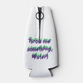 Mardi Gras Fleur de Lis Bottle Cooler (Achterkant)