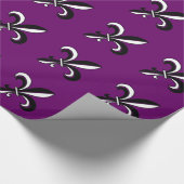 Mardi Gras Fleur De Lis Cadeaupapier (Hoek)