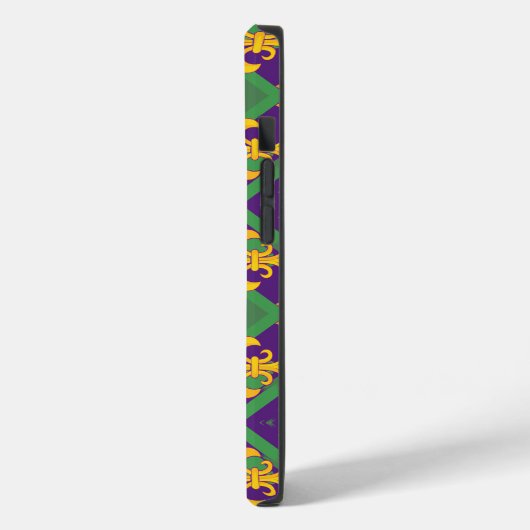 Mardi Gras Fleur de lis Case-Mate iPhone Case (Achterkant / Links)