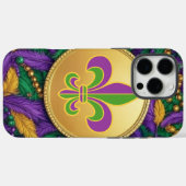 Mardi Gras Fleur de lis Case-Mate iPhone Case (Achterkant (horizontaal))