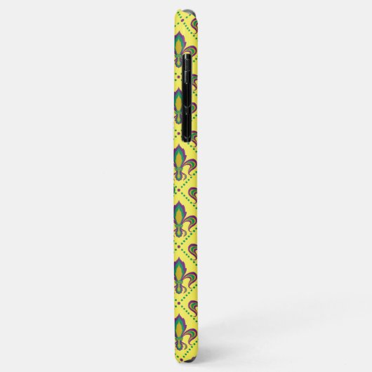 Mardi Gras Fleur De Lis Case-Mate iPhone Case (Achterkant/links)