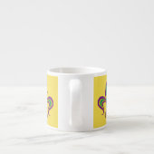 Mardi Gras Fleur De Lis Espresso Kop (Achterkant)