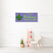 Mardi Gras Fleur de Lis Feest Banner Decoratie (Insitu)