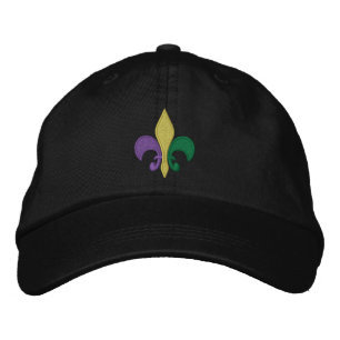 Mardi Gras ~ Fleur De Lis Geborduurde Pet