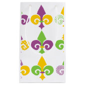 Mardi Gras Fleur de Lis Klein Cadeauzakje (Voorkant)