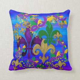 Mardi Gras Fleur de lis kussen