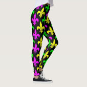 Mardi Gras Fleur De Lis Leggings (Rechts)