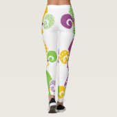 Mardi Gras Fleur de Lis Leggings (Achterkant)