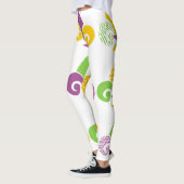 Mardi Gras Fleur de Lis Leggings (Links)