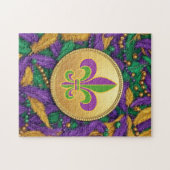 Mardi Gras Fleur de lis Legpuzzel (Horizontaal)