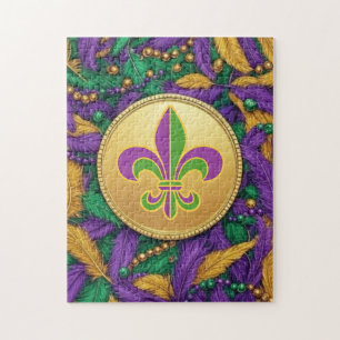 Mardi Gras Fleur de lis Legpuzzel