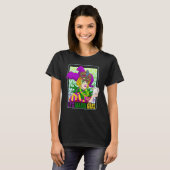 Mardi Gras Fleur De Lis Mardi Gras Carnival Jester T-shirt (Voorkant volledig)
