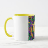 Mardi Gras Fleur de lis Mok (Links)