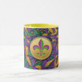 Mardi Gras Fleur de lis Mok (Midden)