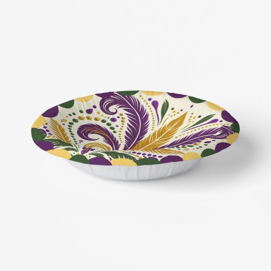 Mardi Gras fleur-de-lis Papieren Kommen (Gebogen)