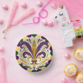 Mardi Gras fleur-de-lis Papieren Kommen (Feest)
