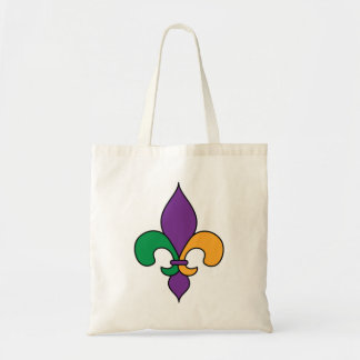 Mardi Gras Fleur de Lis Parade Tote Bag