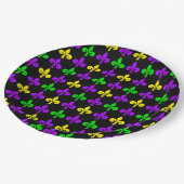 Mardi Gras Fleur de Lis Pattern Papieren Bordje (Gekanteld)