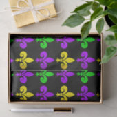 Mardi Gras Fleur de Lis Pattern Tissuepapier (Geschenk)
