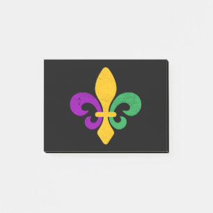 Mardi Gras Fleur De Lis Post-it® Notes