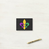 Mardi Gras Fleur De Lis Post-it® Notes (Op bureau)